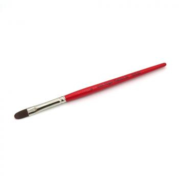 FF RED Star Gelpinsel, Katzenzunge, Holzstiel: rot, Gr. 8